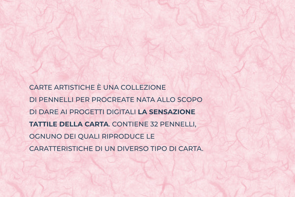 CARTE ARTISTICHE SET DI PENNELLI PER PROCREATE