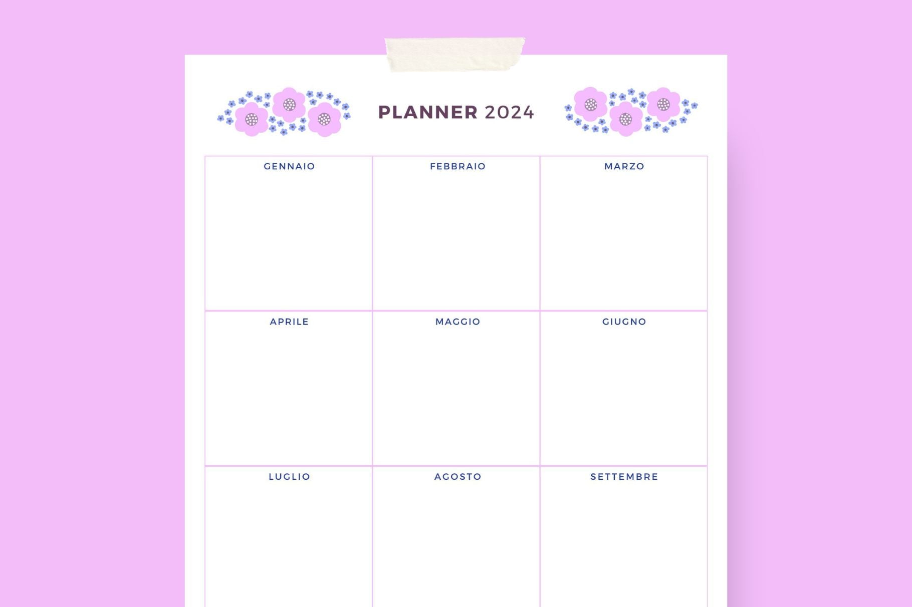 Planner annuale 2024