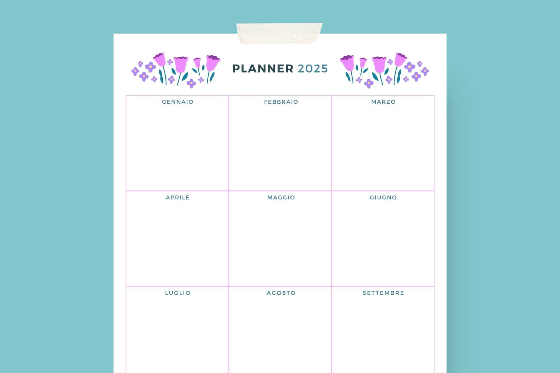 Planner annuale 2025