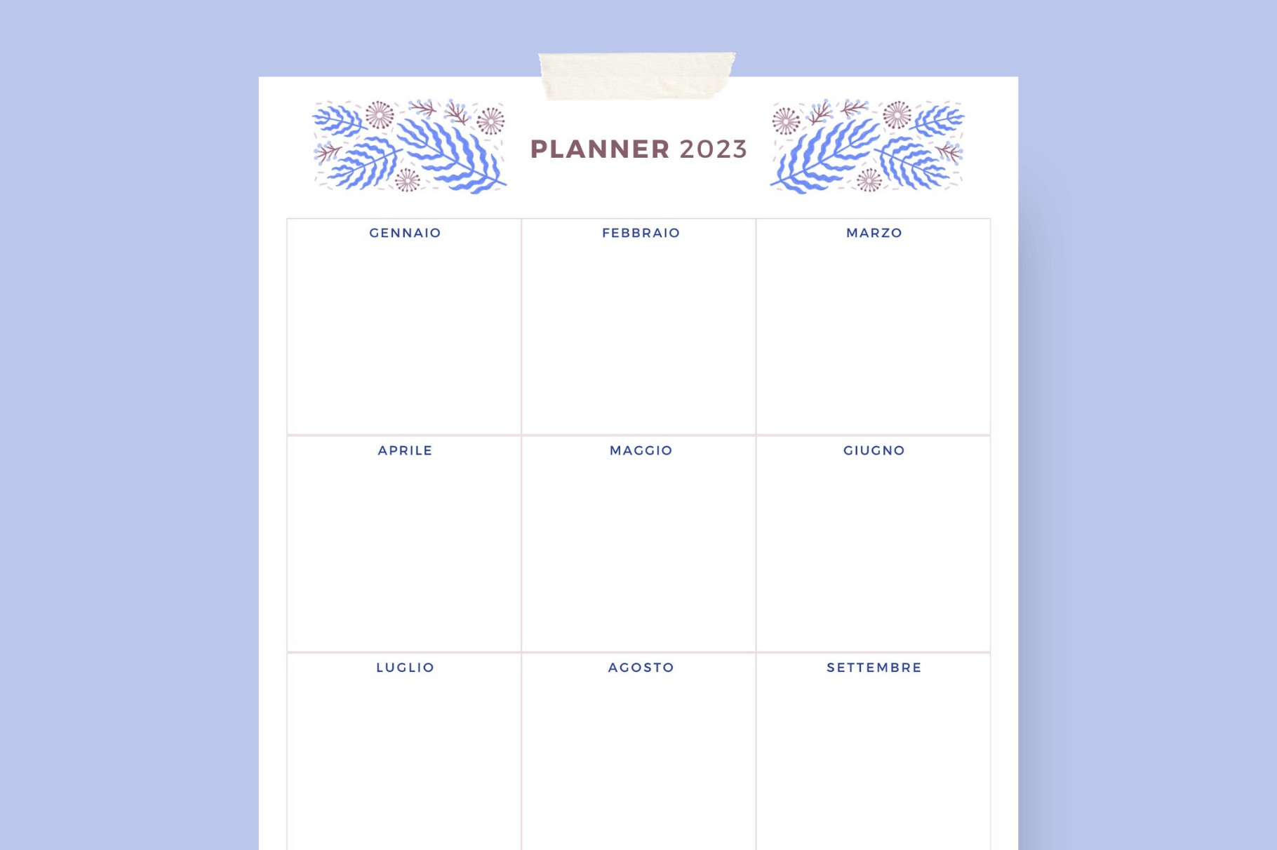 Planner annuale 2023